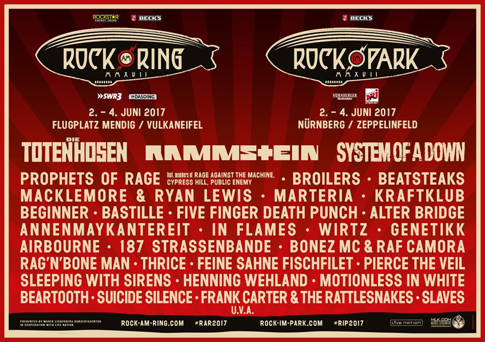 Miles Gaan wandelen verzekering Rammstein is the third headliner for Rock Am Ring 2017! | FrontView Magazine